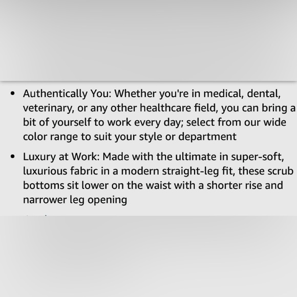 🩺 Grey's Anatomy Signature 2218 Women's Midrise Straight Leg Cargo Pant🩺 NWT - Picture 16 of 16